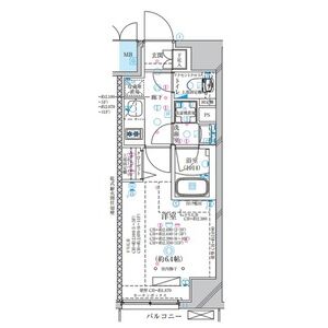 ディアレイシャス大須観音IIIの間取り