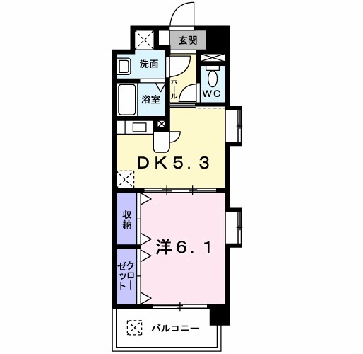 アベンシス丸林の間取り