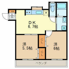 パームヒルズⅡの間取り