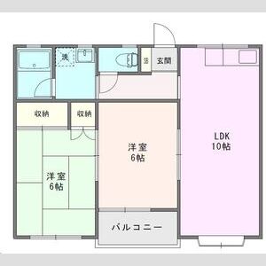 ビューパレス藤井の間取り