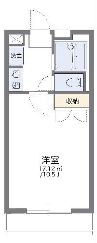レオパレスIZUMIの間取り