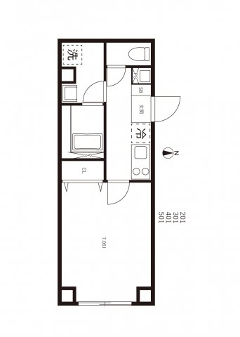 アセットホーム横浜の間取り