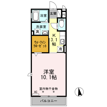 エスパレオ・Mの間取り