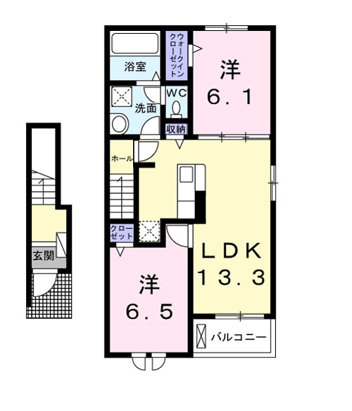 アルカンシエルの間取り