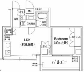 YOTSUYA RESIDENCEの間取り