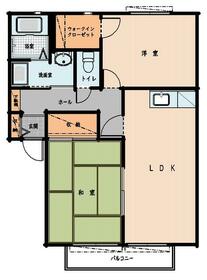 シティハイツクレベール28 Gの間取り