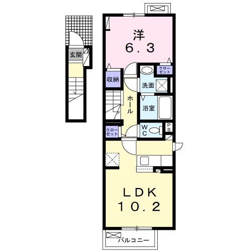 フェリシアの間取り