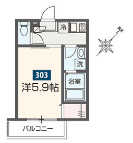 MELDIA東千葉Ⅲの間取り