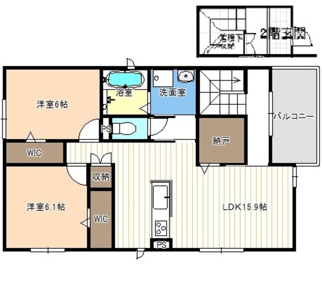 ソルヴィータⅡの間取り