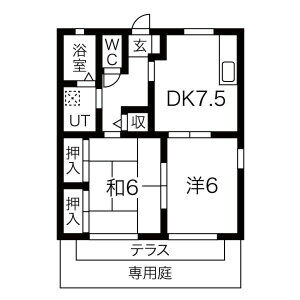 スカイ・コーポの間取り