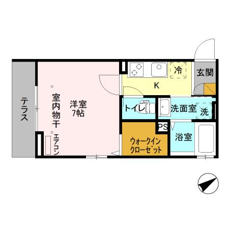 フルール・ヴィラの間取り