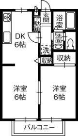 サンパレス八幡の間取り