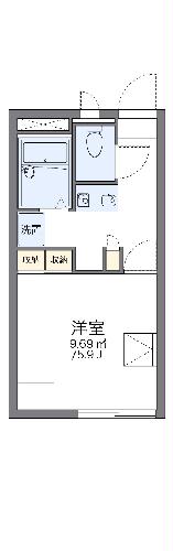 レオパレスアムール豊中南の間取り