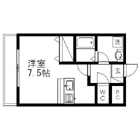 エクセル堀切Ⅱの間取り