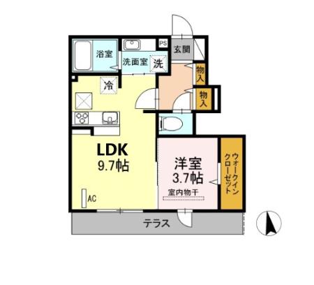 ブラン惣利の間取り