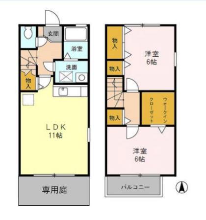 プランタニエール IIIIIの間取り