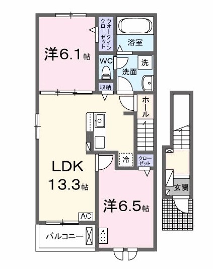 ヴィヴィットの間取り