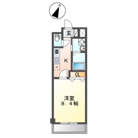 リバーサイド西月隈の間取り