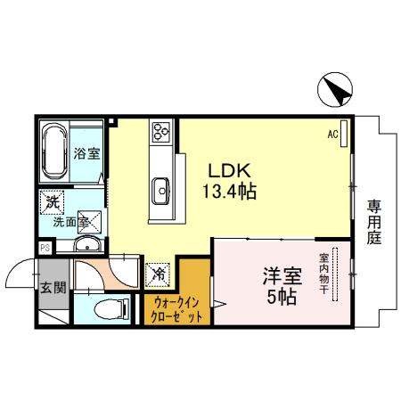 Alcione壱番館の間取り