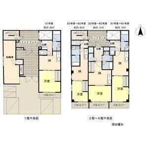 アパートメント玉川の間取り