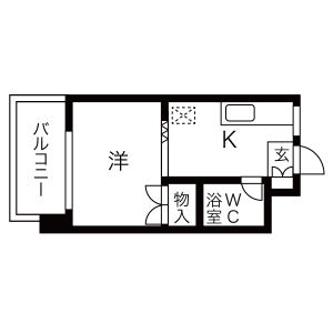 リベラルの間取り