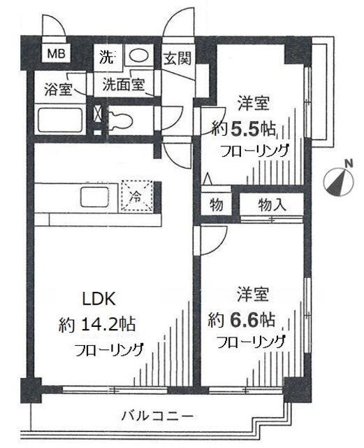 ヒルシュガッセの間取り