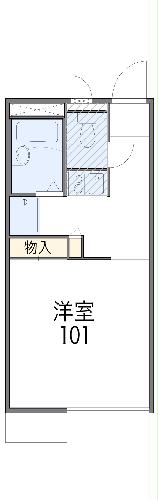 レオパレスクレストAの間取り