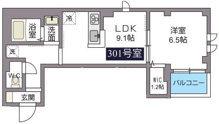 ブランシール川崎の間取り