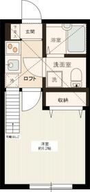 アザーレ多摩美Dの間取り