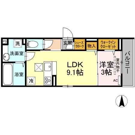 サンセールの間取り