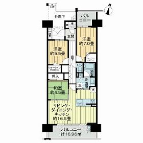 ライオンズ知立レジデンスの間取り