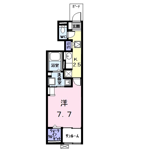 イーストスクエアの間取り