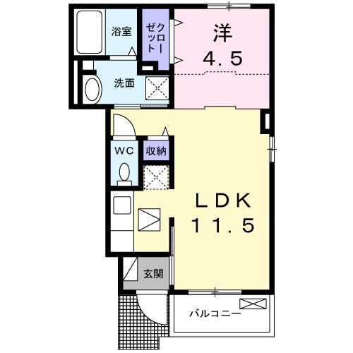 M・シャルマンジャンDの間取り