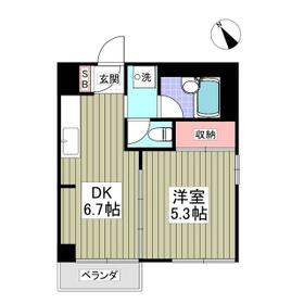 KOシティ54の間取り