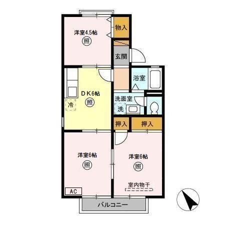 エクレール五井西 CDEの間取り