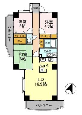 フォレストヒルズ・103号室の間取り