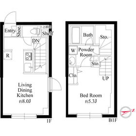 ラ・ペルラ下北沢の間取り