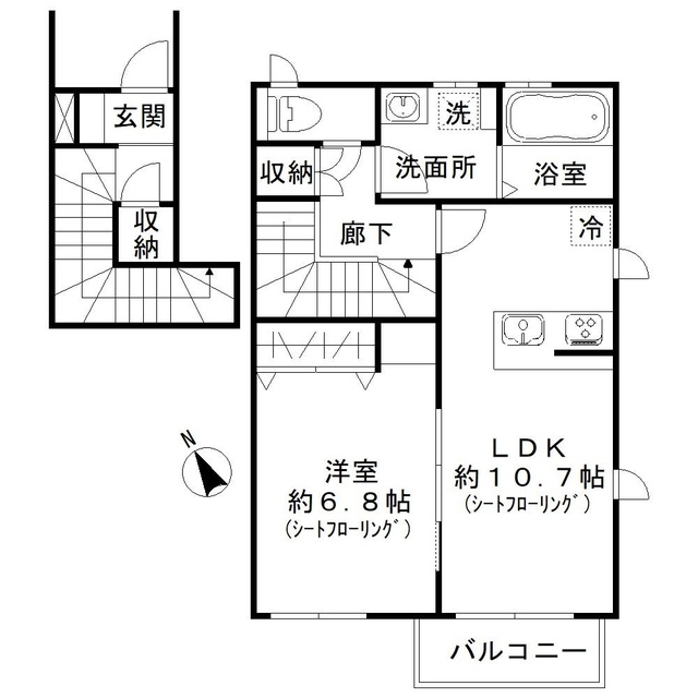 パークガーデン フルールの間取り