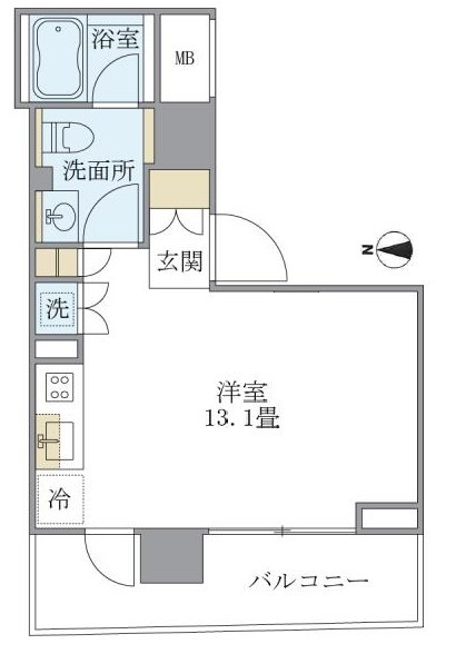 KDXレジデンス南麻布の間取り