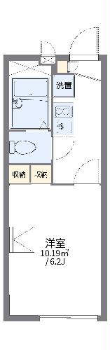 レオパレスエルハーベンの間取り