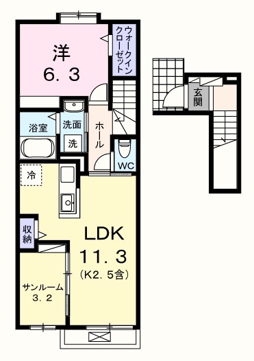 グレイス・Kの間取り