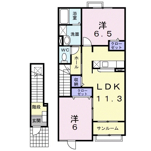 フローレンスの間取り