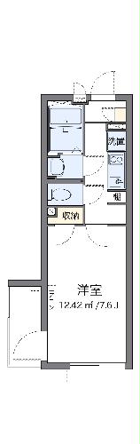 クレイノナカロクフォーの間取り