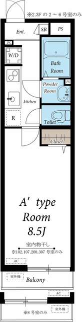 リブリ・西青木の間取り