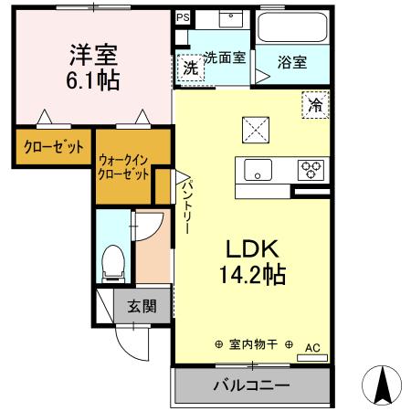 ルミナーレ・アイ S棟の間取り