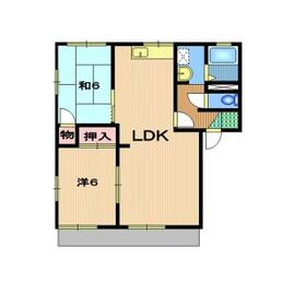 ボン ドヌール B棟の間取り