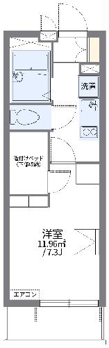 レオパレスNAORAIの間取り
