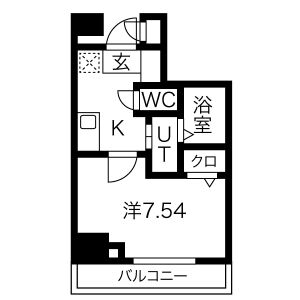Rising place両国二番館の間取り