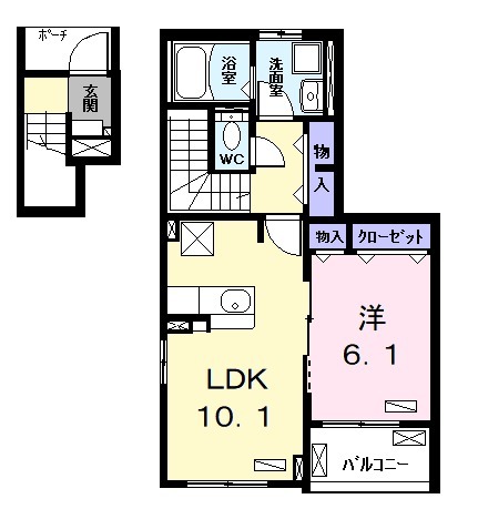 ハピネスの間取り