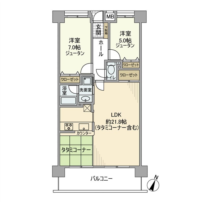 グローリアス安城横山町の間取り